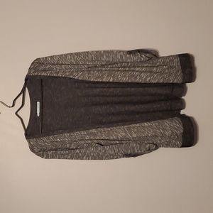 Heathered gray Maurice's cardigan